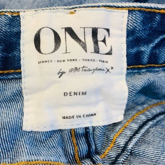 One BY ONE TEASPOON Trashed Free bird Jeans Size 27 - Picture 11 of 12